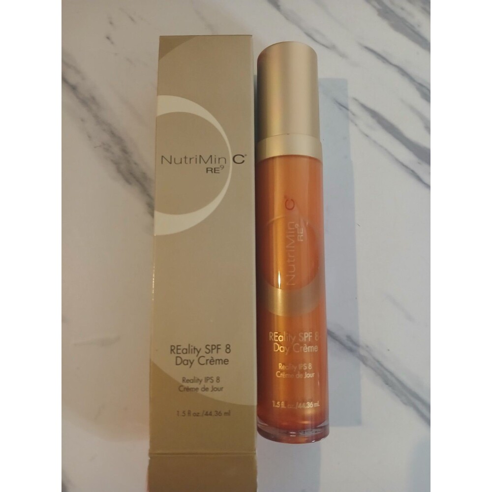 Arbonne NutriMin C RE9 REality SPF 8 Day Creme 1.5 fl oz New